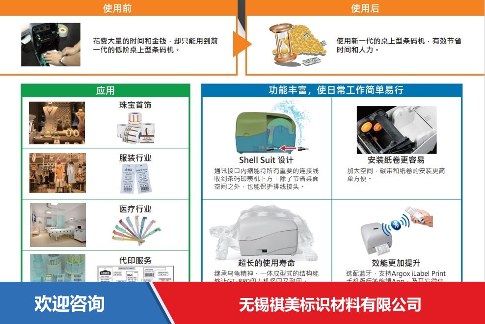 Argox 立象 GT-880 条码打印机 - 图片 1